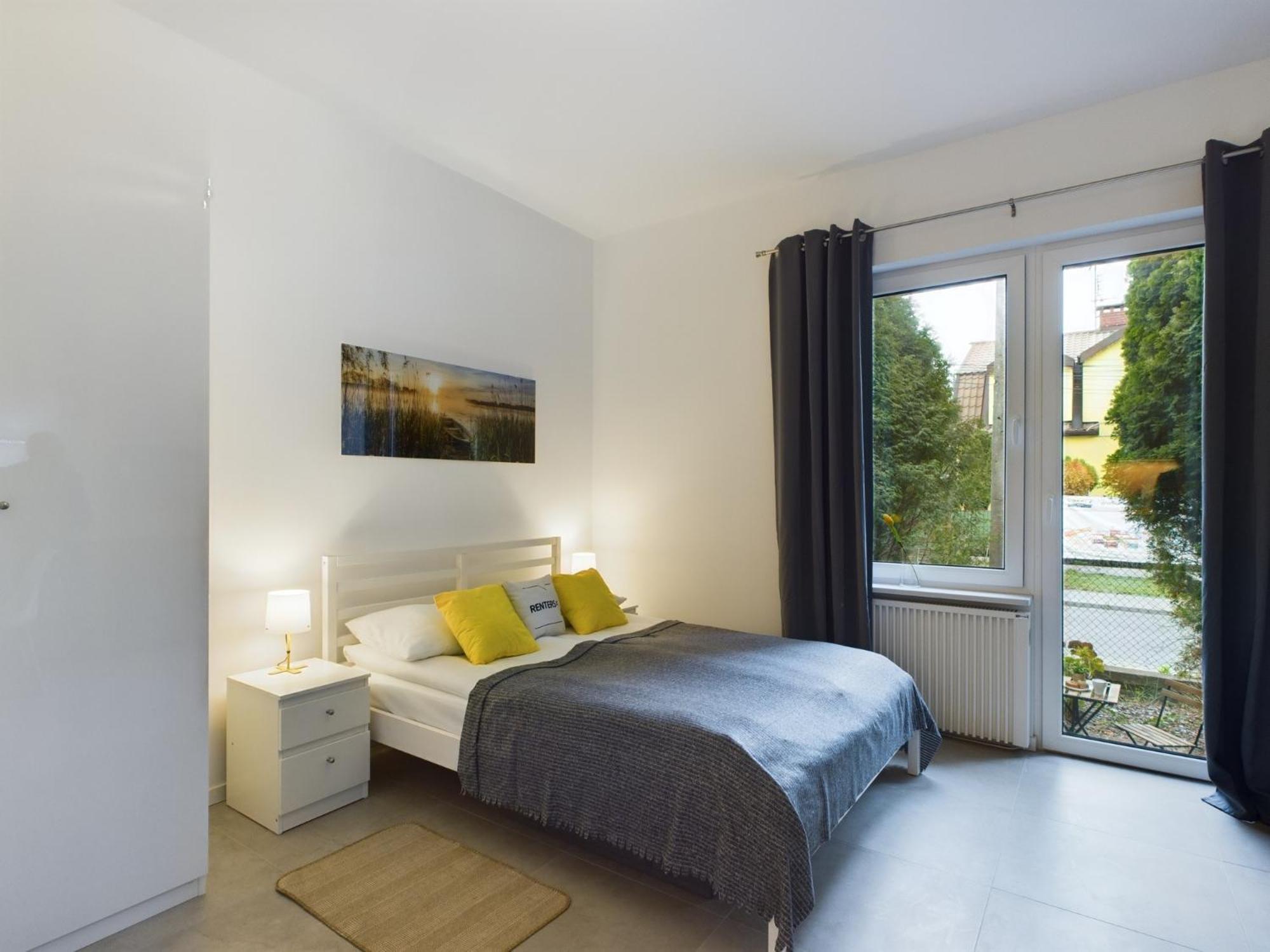 With Parking And Garden Near Chopin Airport By Renters Apartment Warsaw